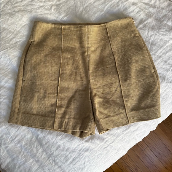 NWOT Vince Sculptural Linen Blend Panama Shorts - Picture 7 of 10